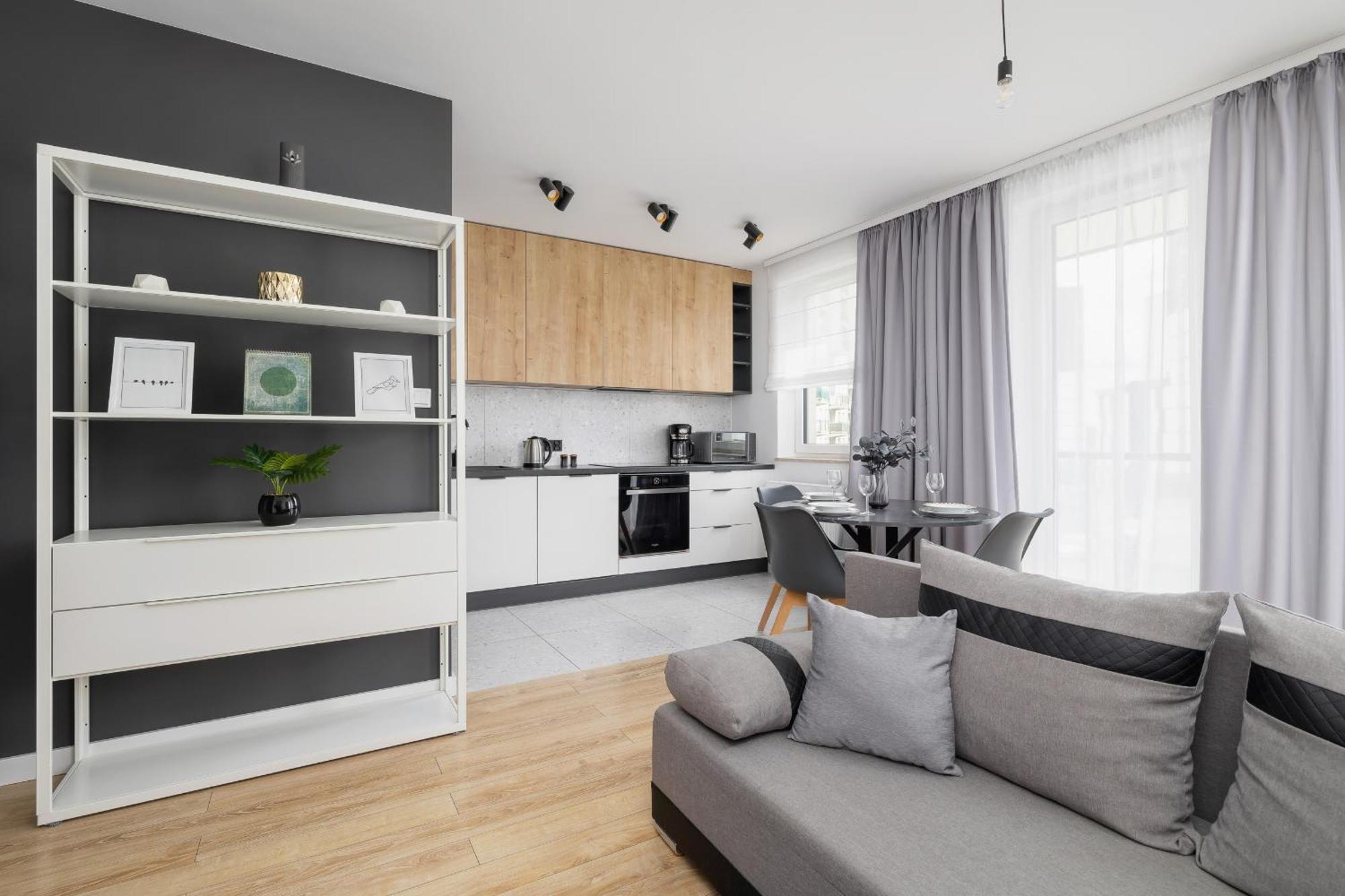 Elegant Apartment In Cracow With Balcony, Parking And Desk By Noclegi Renters Kraków Zewnętrze zdjęcie