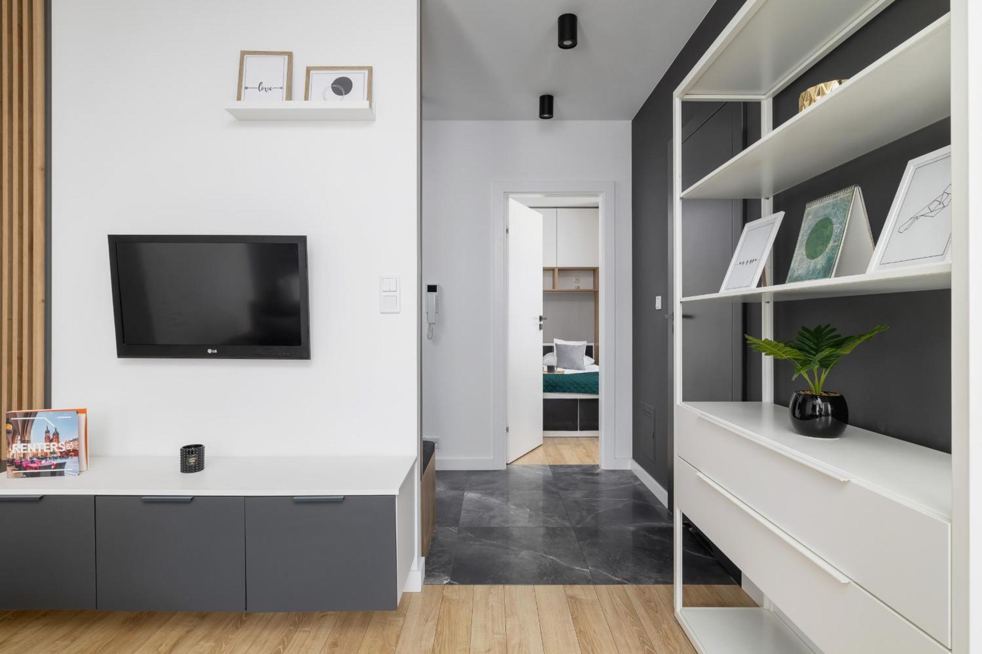 Elegant Apartment In Cracow With Balcony, Parking And Desk By Noclegi Renters Kraków Zewnętrze zdjęcie